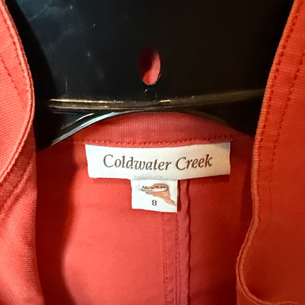 Coldwater Creek Women's Coral Utility jacket